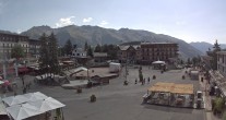 Archiv Foto Webcam Place d&#39;Auron 09:00