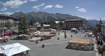 Archiv Foto Webcam Place d&#39;Auron 11:00