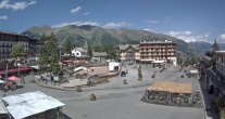 Archiv Foto Webcam Place d&#39;Auron 15:00