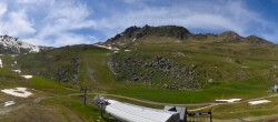 Archiv Foto Webcam Grand Tourmalet - Pisten Grenouilles, Espade und Béarnais 15:00