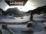 Archived image Webcam Lärchenhof Naturhotel 13:00