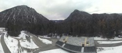 Archiv Foto Webcam Biathlonstadion Ruhpolding: Panorama Chiemgau Arena 07:00