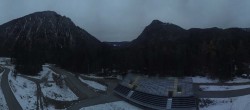 Archiv Foto Webcam Biathlonstadion Ruhpolding: Panorama Chiemgau Arena 15:00