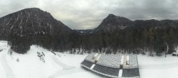 Archiv Foto Webcam Biathlonstadion Ruhpolding: Panorama Chiemgau Arena 07:00