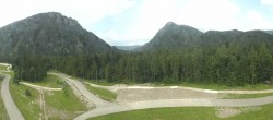 Archiv Foto Webcam Biathlonstadion Ruhpolding: Panorama Chiemgau Arena 15:00