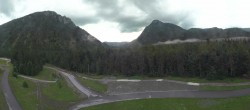 Archiv Foto Webcam Biathlonstadion Ruhpolding: Panorama Chiemgau Arena 06:00