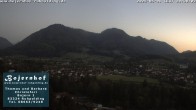 Archiv Foto Webcam Ruhpolding: Bojernhof 19:00
