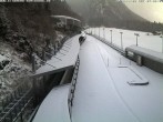 Archiv Foto Webcam Eisarena Königssee: Blick auf die Bobbahn 06:00