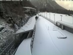 Archiv Foto Webcam Eisarena Königssee: Blick auf die Bobbahn 07:00