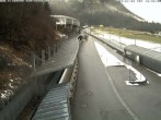 Archiv Foto Webcam Eisarena Königssee: Blick auf die Bobbahn 09:00