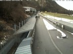 Archiv Foto Webcam Eisarena Königssee: Blick auf die Bobbahn 11:00