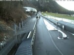 Archiv Foto Webcam Eisarena Königssee: Blick auf die Bobbahn 15:00