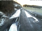 Archiv Foto Webcam Eisarena Königssee: Blick auf die Bobbahn 07:00