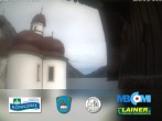 Archived image Webcam St. Bartholomae and Lake &#34;Koenigssee&#34; 10:00