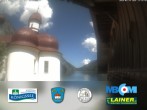Archived image Webcam St. Bartholomae and Lake &#34;Koenigssee&#34; 11:00