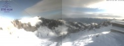 Archived image Webcam Panorama view Idealhang, ski resort Brauneck 04:00