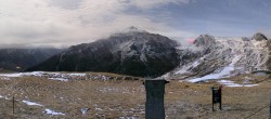 Archived image Webcam La Plagne - Top station of chairlift Bijolin 21:00