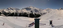 Archiv Foto Webcam La Plagne - Bergstation Sessellift Bijolin 01:00