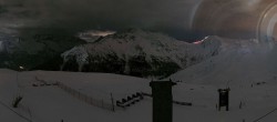 Archived image Webcam La Plagne - Top station of chairlift Bijolin 23:00