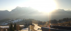 Archiv Foto Webcam Alta Badia: Ausblick von der Bioch Hütte 06:00