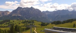 Archiv Foto Webcam Alta Badia: Ausblick von der Bioch Hütte 09:00
