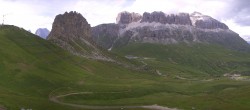 Archiv Foto Webcam Pordoi Pass - Val di Fassa 08:00