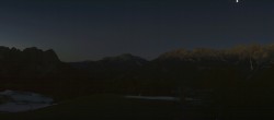 Archived image Webcam Pozza di Fassa: Panoramic view Dolomites 06:00