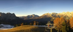 Archived image Webcam Pozza di Fassa: Panoramic view Dolomites 07:00