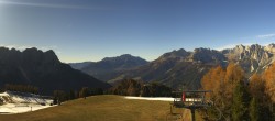 Archived image Webcam Pozza di Fassa: Panoramic view Dolomites 11:00