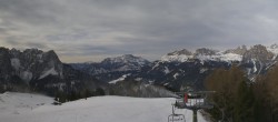 Archived image Webcam Pozza di Fassa: Panoramic view Dolomites 09:00