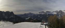 Archived image Webcam Pozza di Fassa: Panoramic view Dolomites 11:00