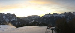 Archived image Webcam Pozza di Fassa: Panoramic view Dolomites 15:00