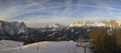 Archived image Webcam Pozza di Fassa: Panoramic view Dolomites 07:00