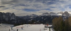 Archived image Webcam Pozza di Fassa: Panoramic view Dolomites 11:00