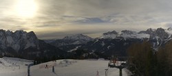 Archived image Webcam Pozza di Fassa: Panoramic view Dolomites 13:00