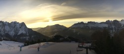 Archived image Webcam Pozza di Fassa: Panoramic view Dolomites 15:00