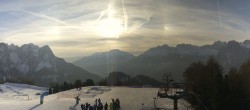 Archived image Webcam Pozza di Fassa: Panoramic view Dolomites 15:00