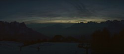 Archived image Webcam Pozza di Fassa: Panoramic view Dolomites 17:00