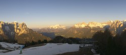 Archived image Webcam Pozza di Fassa: Panoramic view Dolomites 06:00