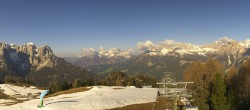 Archived image Webcam Pozza di Fassa: Panoramic view Dolomites 07:00