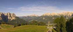Archived image Webcam Pozza di Fassa: Panoramic view Dolomites 07:00