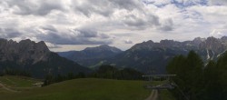 Archived image Webcam Pozza di Fassa: Panoramic view Dolomites 13:00
