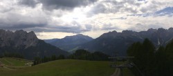 Archived image Webcam Pozza di Fassa: Panoramic view Dolomites 15:00