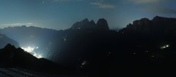 Archiv Foto Webcam Canazei - Col dei Rossi 01:00