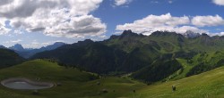 Archiv Foto Webcam Arabba Bec de Roces Hütte 09:00