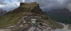 Archived image Webcam Top station Porta Vescovo Arabba 19:00