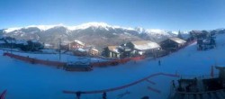 Archiv Foto Webcam La Plagne Skischule 09:00