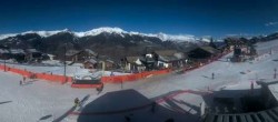 Archiv Foto Webcam La Plagne Skischule 11:00