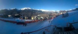 Archived image Webcam La Plagne Ski School 15:00