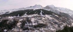 Archiv Foto Webcam La Plagne Villages Panorama 09:00